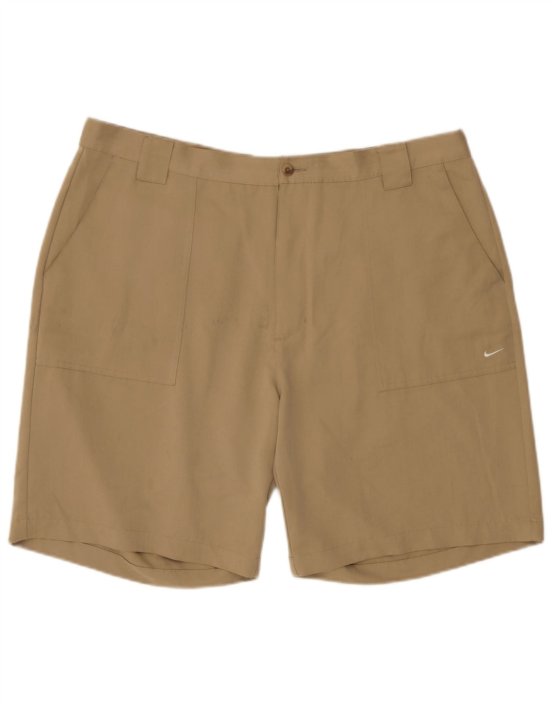 Nike Herren Chino Shorts W40 XL Beige Polyester