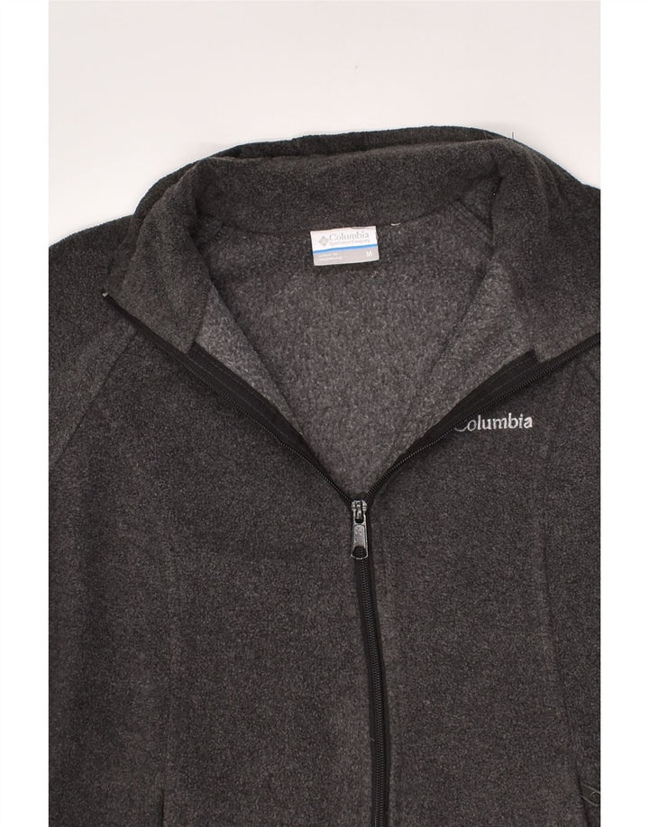 COLUMBIA Womens Fleece Jacket UK 14 Medium Grey | Vintage Columbia | Thrift | Second-Hand Columbia | Used Clothing | Messina Hembry 