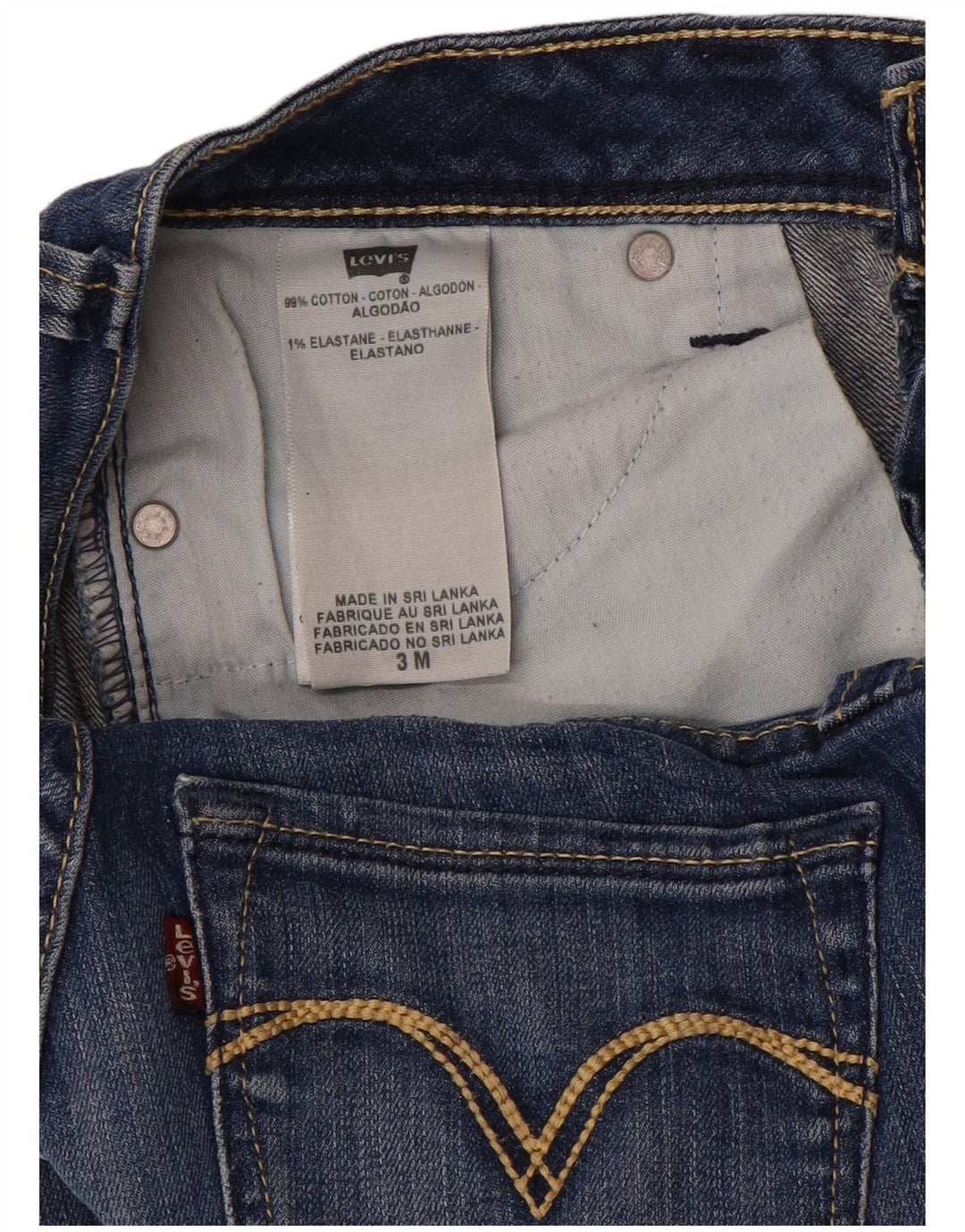 Levi's Damen Bold Curve Bootcut Jeans US 3 Small W26 L28 Blaue Baumwolle