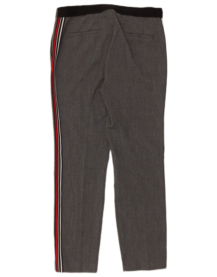 Gerade Chino-Hose für Damen von Zara, Größe L, W30, L27, Grau, Polyester