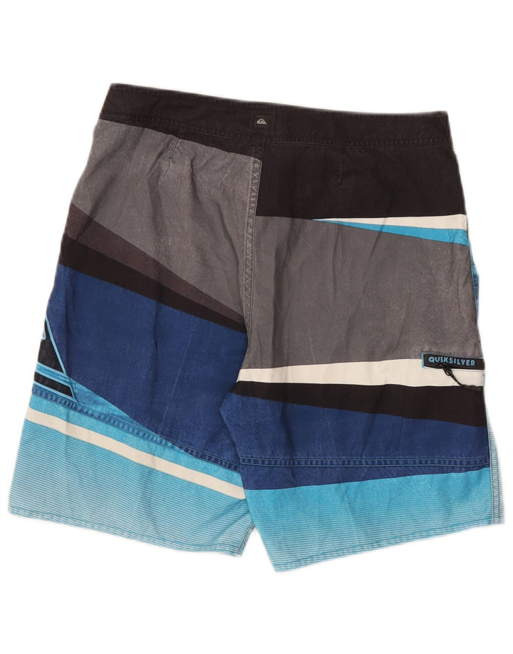 Quiksilver Herren-Badeshorts mit Grafik, mittelgroß, mehrfarbig, Farbblock