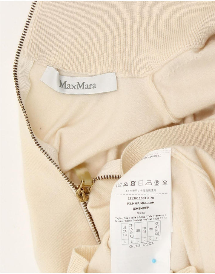 Max Mara Damen-Pullover mit Rollkragen, bauchfrei, Gr