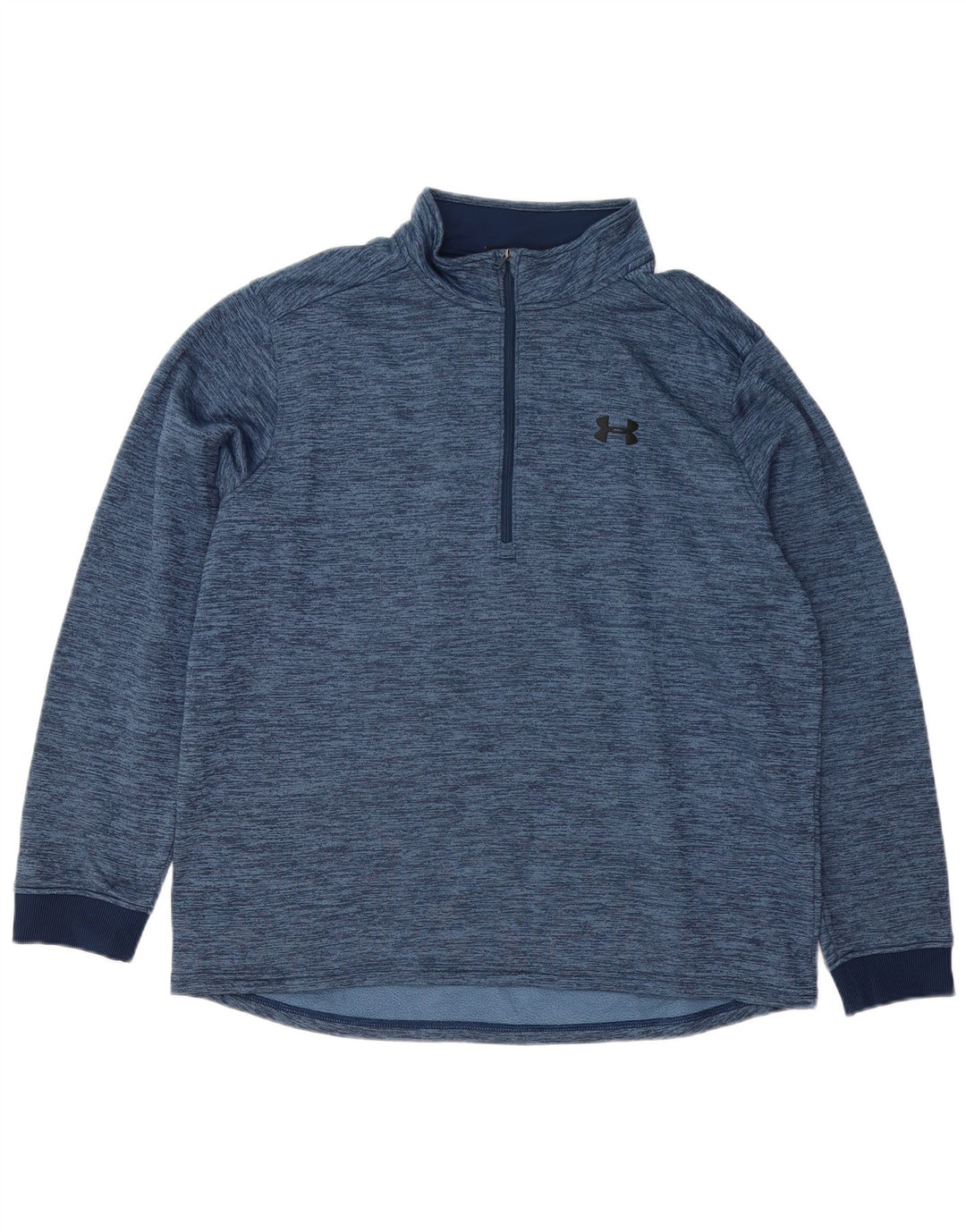 Under Armour Herren Cold Gear Pullover-Trainingsanzugoberteil XL Marineblau gefleckt
