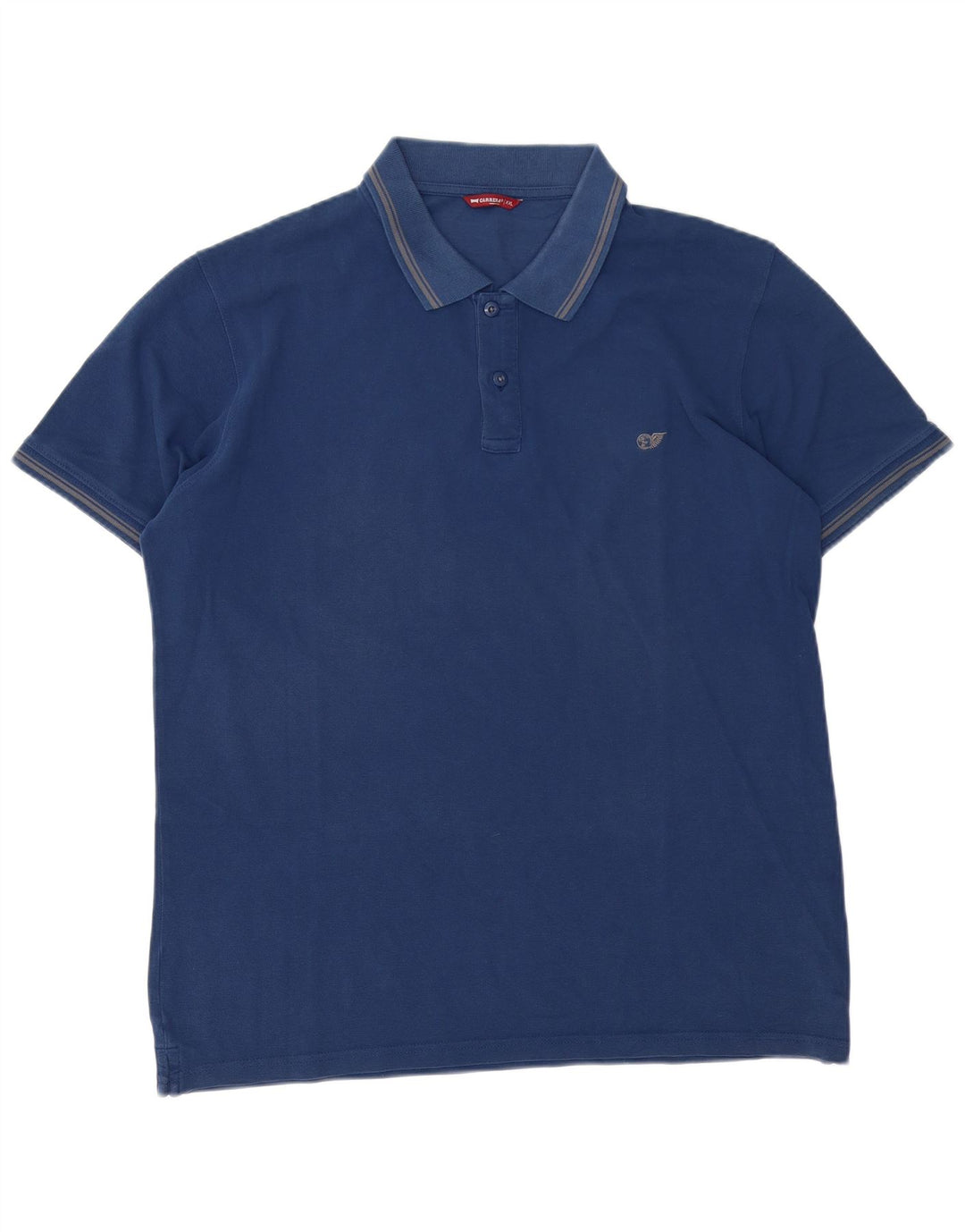 Carrera Herren Poloshirt 2XL Blau Baumwolle
