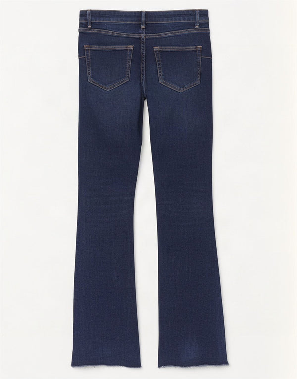 Zara Damen Schlagjeans EU 38 Small W28 L33 Marineblau