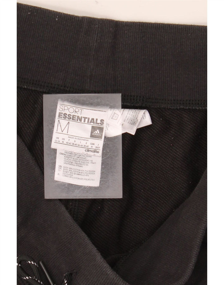 ADIDAS Damen Grafik-Trainingshose, Jogginghose, Gr. 12/14, mittelschwarz