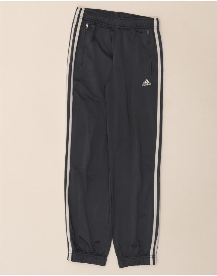 Adidas Jungen-Trainingshose, Jogginghose, 11–12 Jahre, graues Polyester