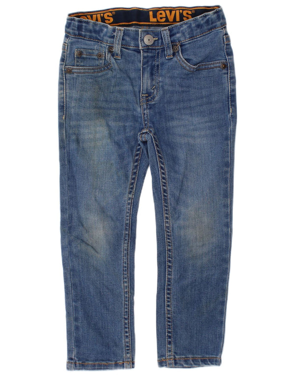 Levi's Jungen 510 Skinny Jeans 2–3 Jahre W22 L16 Blaue Baumwolle