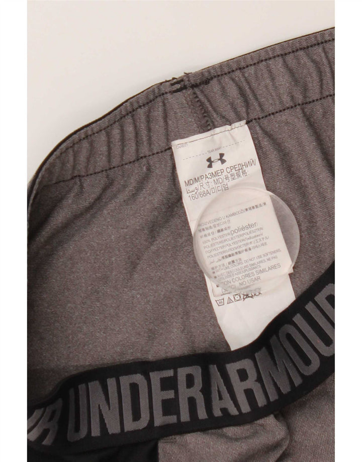 Under Armour Damen Graphic Sport Shorts UK 14 Mittelgrauer Farbblock