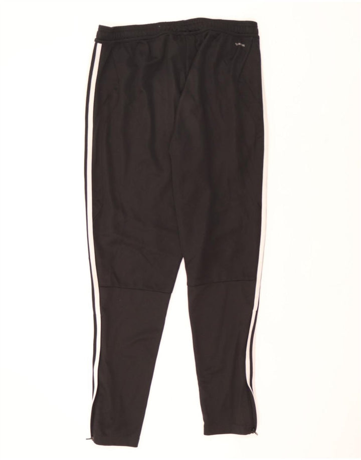 ADIDAS Womens Climacool Tracksuit Trousers UK 14 Large  Black Polyester Vintage Adidas and Second-Hand Adidas from Messina Hembry 