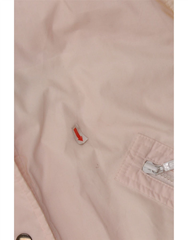 Rodeo Damen Übergroße wattierte Jacke US 12 Large Pink Colourblock Polyester