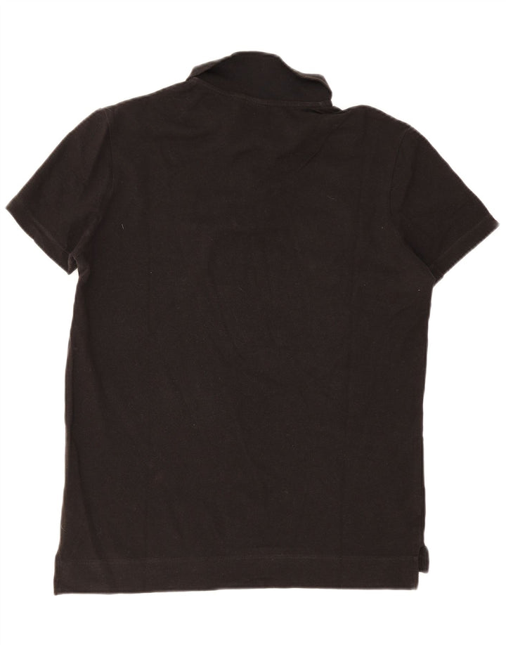 Calvin Klein Herren Poloshirt IT 48 Mittelschwarze Baumwolle