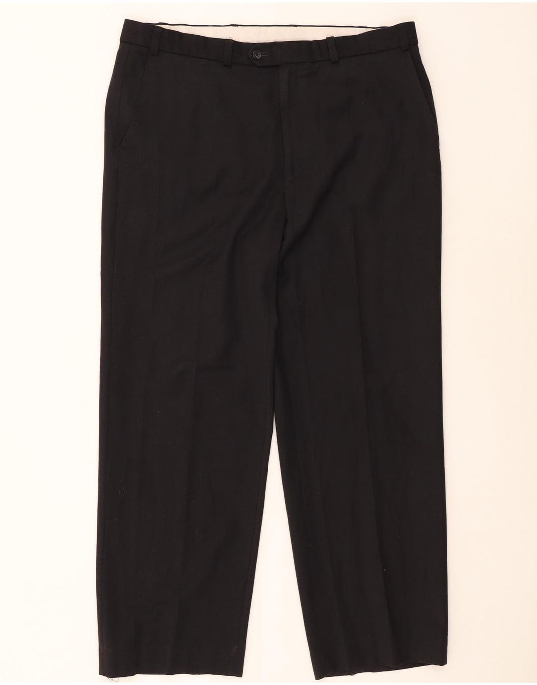Gerade Herren-Chinohose von Marks & Spencer, W38, L29, Schwarz, Polyester