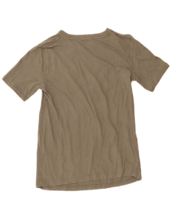 Hurley Grafik-T-Shirt für Jungen, 12–13 Jahre, groß, Khaki, Baumwolle
