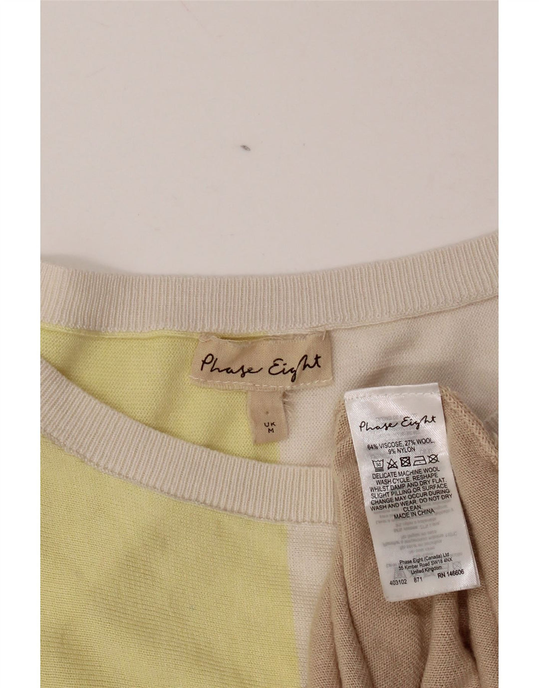 PHASE EIGHT Damen-Pullover mit U-Boot-Ausschnitt, Gr. 14, mittelmehrfarbig