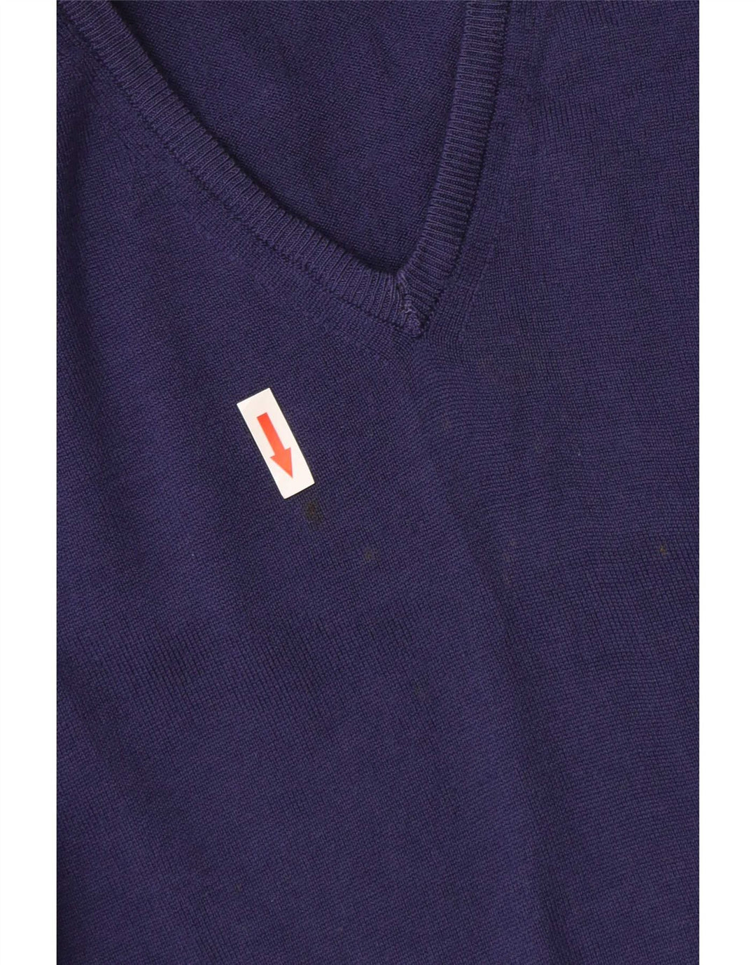 Zara Herren-Pullover mit V-Ausschnitt aus mittelvioletter Wolle