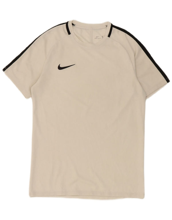 Nike Herren Dri Fit T-Shirt Top Mittelweiß