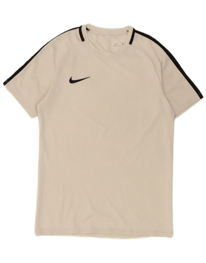 Nike Herren Dri Fit T-Shirt Top Mittelweiß