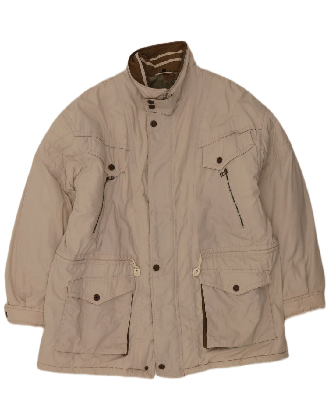 Pionier Herren Wattierte Jacke EU 60 5XL Grau