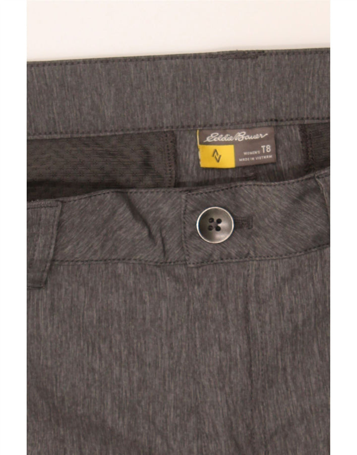 EDDIE BAUER Womens Skinny Cargo Trousers US 8 Medium W30 L34  Grey Nylon Vintage Eddie Bauer and Second-Hand Eddie Bauer from Messina Hembry 