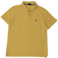 Lyle & Scott Herren-Poloshirt, groß, gelbe Baumwolle