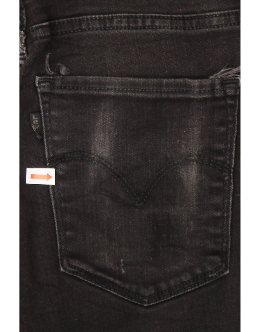 LEVI'S Womens Skinny Jeans W29 L30 Black Cotton Vintage Levi's and Second-Hand Levi's from Messina Hembry 