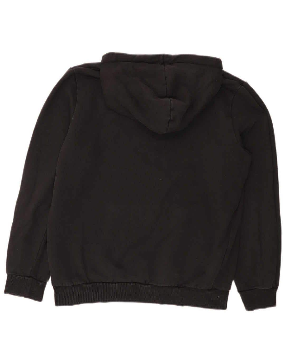 Puma Herren Grafik-Hoodie-Pullover aus mittelschwarzer Baumwolle