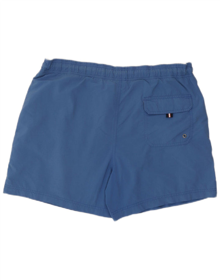 Tommy Hilfiger Herren-Badeshorts aus mittelblauem Colourblock-Polyester
