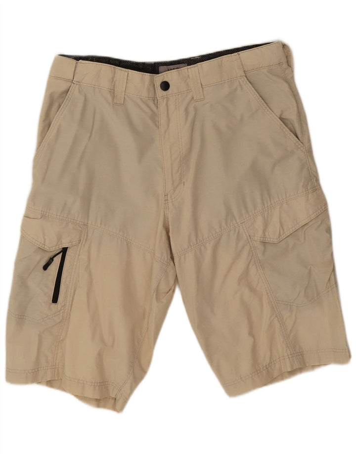 Marks & Spencer Herren Cargoshorts W32 Mittelbeige Baumwolle