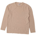 Zara Herren-Oberteil, langärmelig, mittelbeigefarbenes Polyester
