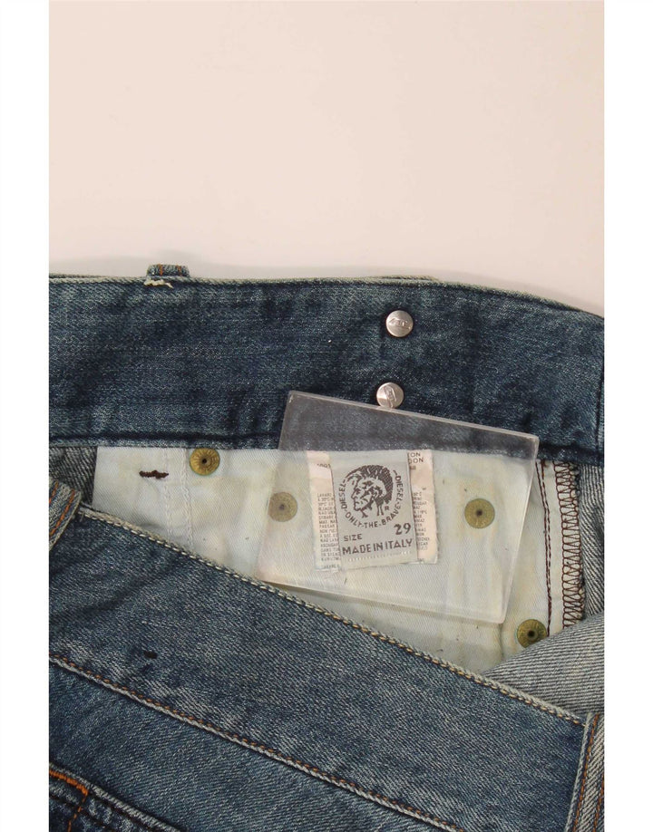 Diesel Damen Bootcut Jeans W29 L33 Blaue Baumwolle