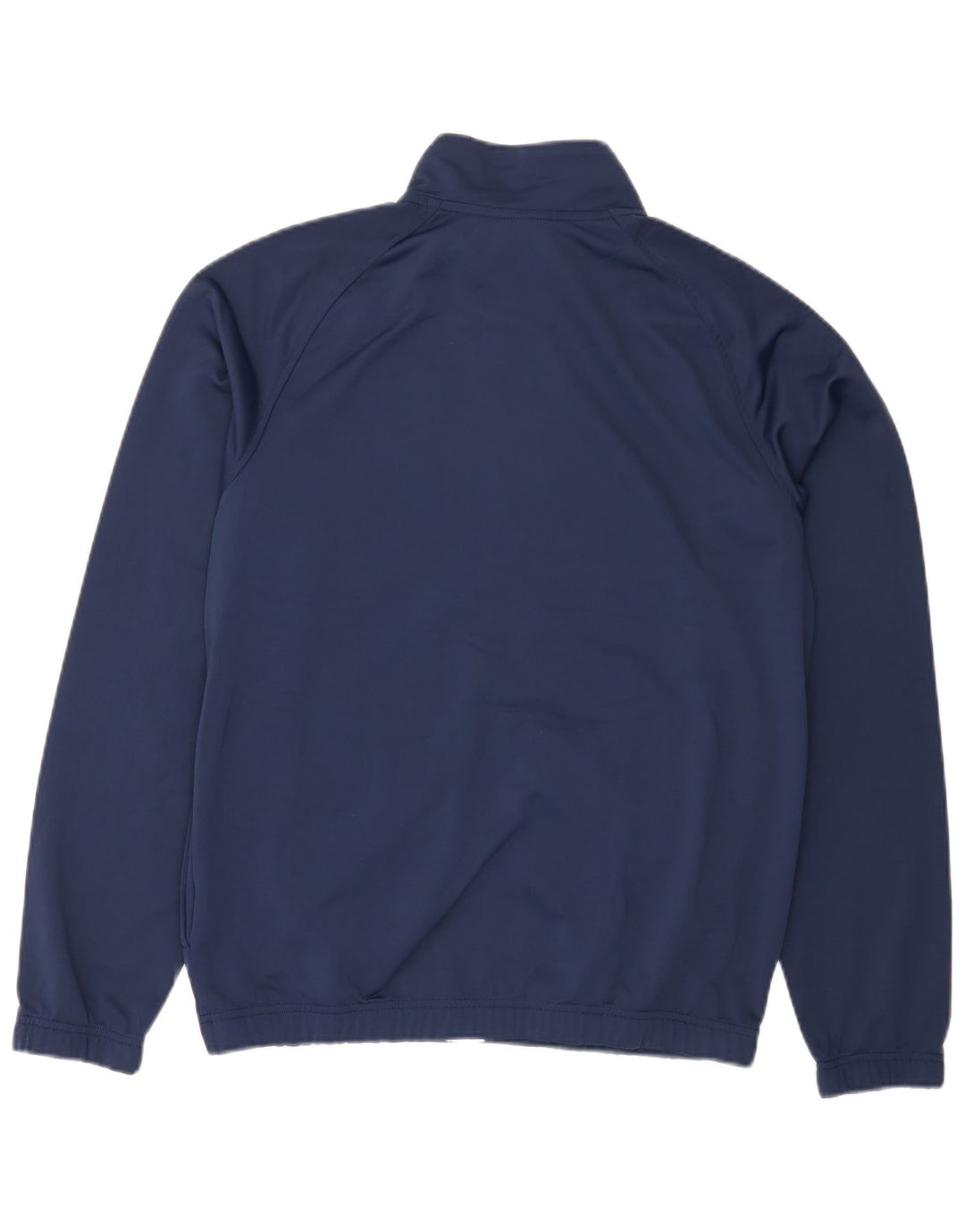 Nike Herren-Trainingsanzug-Top-Jacke aus mittelblauem Polyester in Marineblau