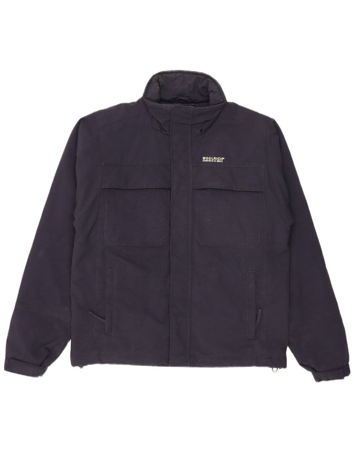 Woolrich Herren Windjacke UK 36 Small Marineblau