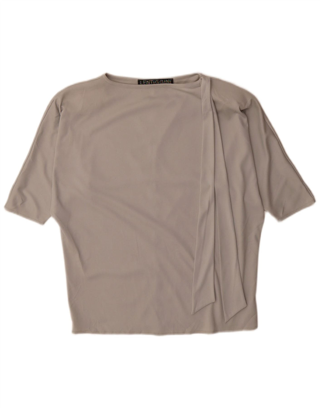 Vintage Damen Bluse Top UK 18 XL Grau