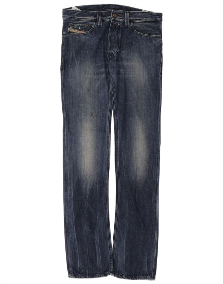 Diesel Herren Safado Straight Jeans W30 L34 Blaue Baumwolle
