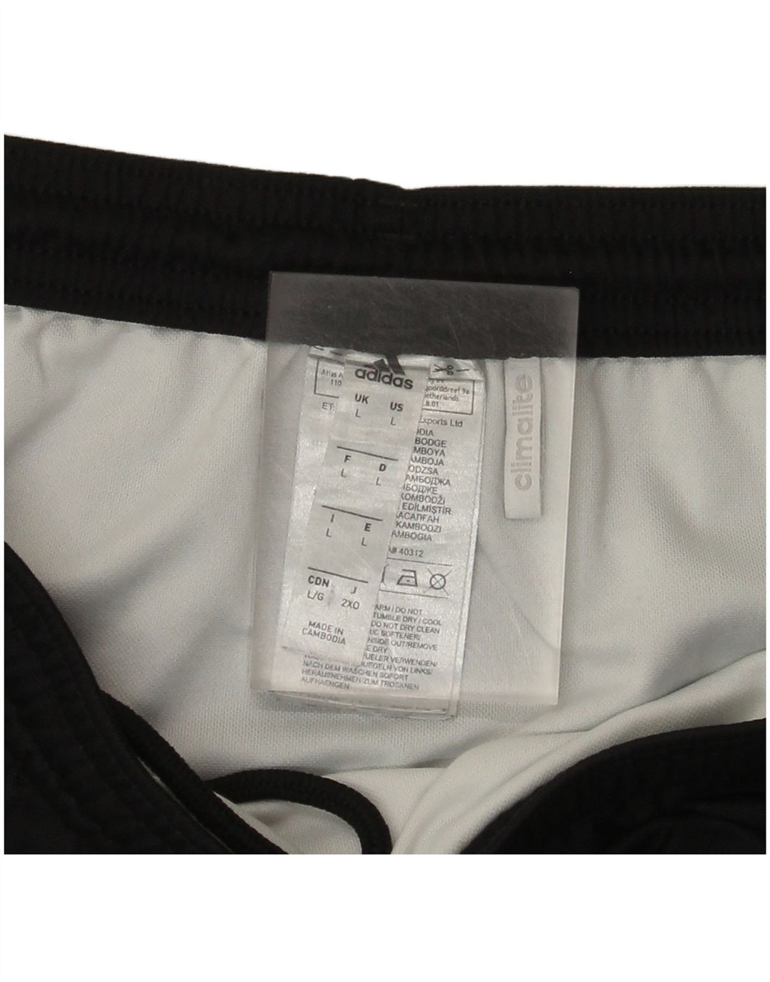 Adidas Herren Climalite Sport Shorts Large Schwarz Polyester