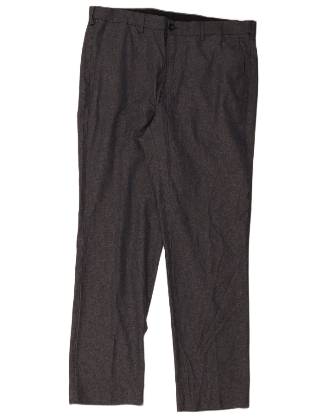 Gerade Herren-Chinohose von Marks & Spencer, W36, L30, grau, Polyester