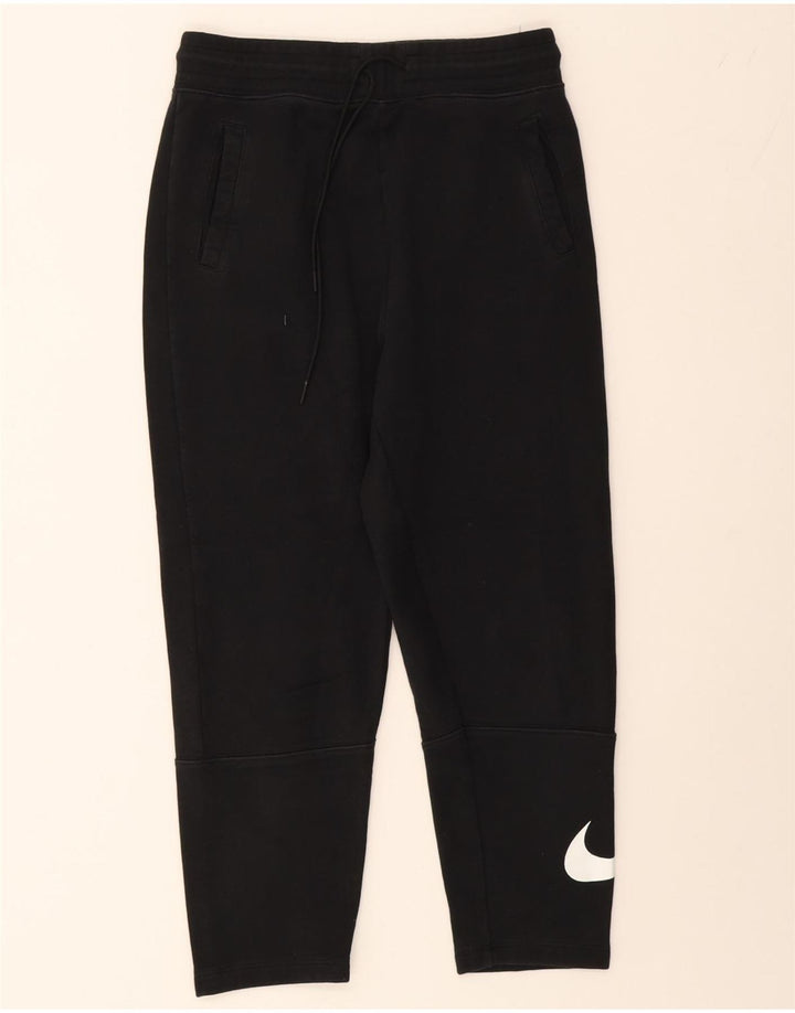 NIKE Womens Tracksuit Trousers UK 10 Small Black Cotton Vintage Nike and Second-Hand Nike from Messina Hembry 