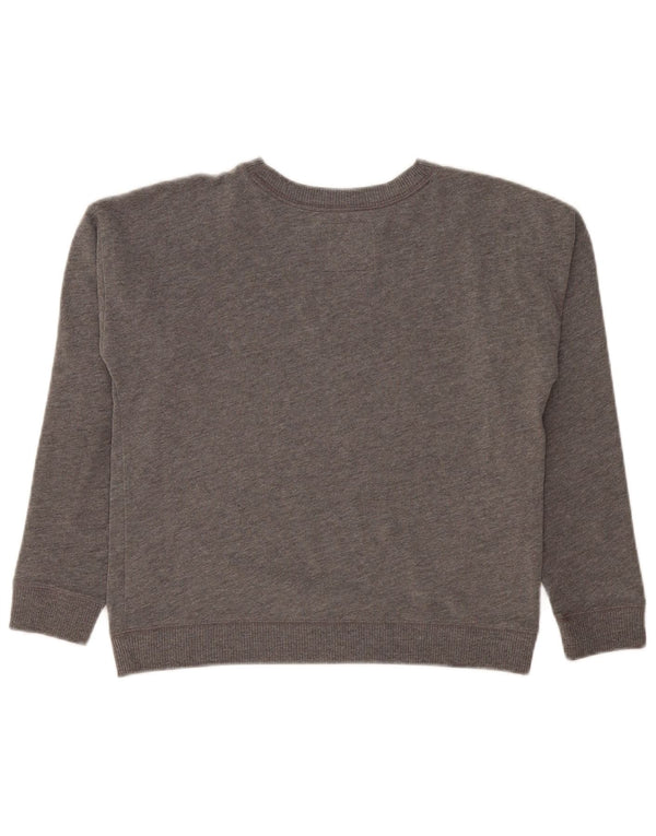 Abercrombie & Fitch Crop-Sweatshirt-Pullover für Mädchen, 13–14 Jahre, grau gefleckt
