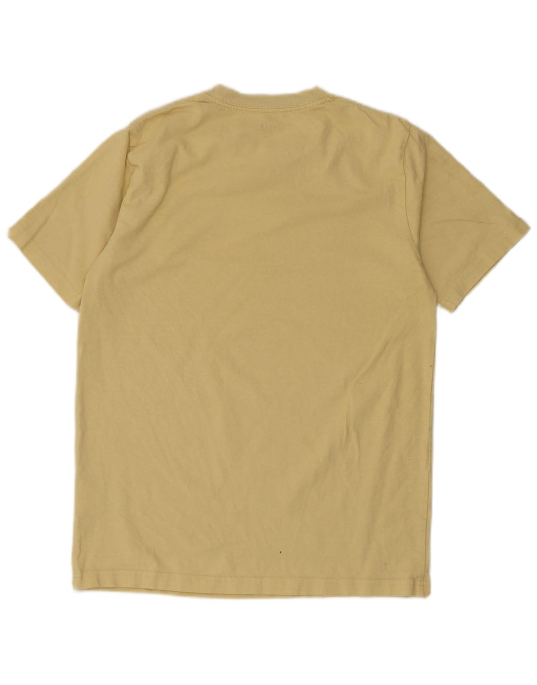 Carhartt Herren T-Shirt Top Small Gelb Baumwolle