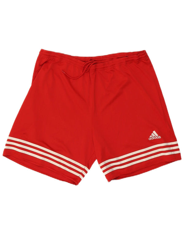 Adidas Herren Climalite Sport Shorts XL Rot Polyester