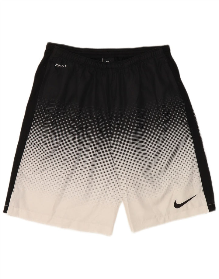 Nike Herren Dri Fit Sportshorts Mittelschwarzes Colourblock-Polyester