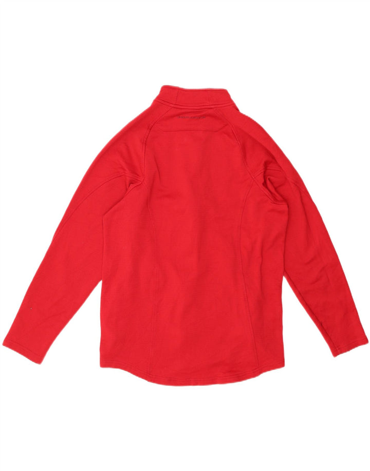 UNDER ARMOUR Damen-Trainingsanzugoberjacke mit lockerer Passform, UK 14, Mittelrot