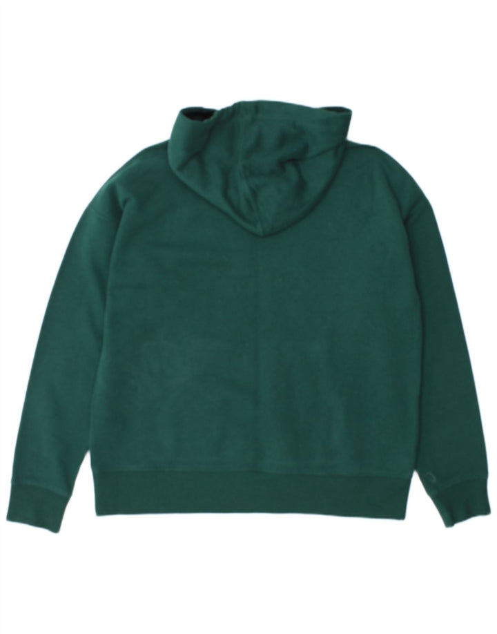 Dkny Herren-Kapuzenpullover mit Grafik, mittelgrüne Baumwolle