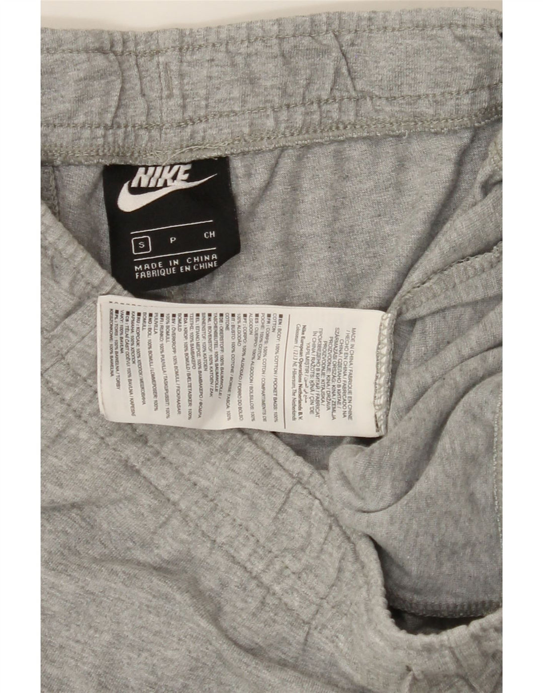 NIKE Mens Bermuda Sport Shorts Small  Grey Cotton Vintage Nike and Second-Hand Nike from Messina Hembry 