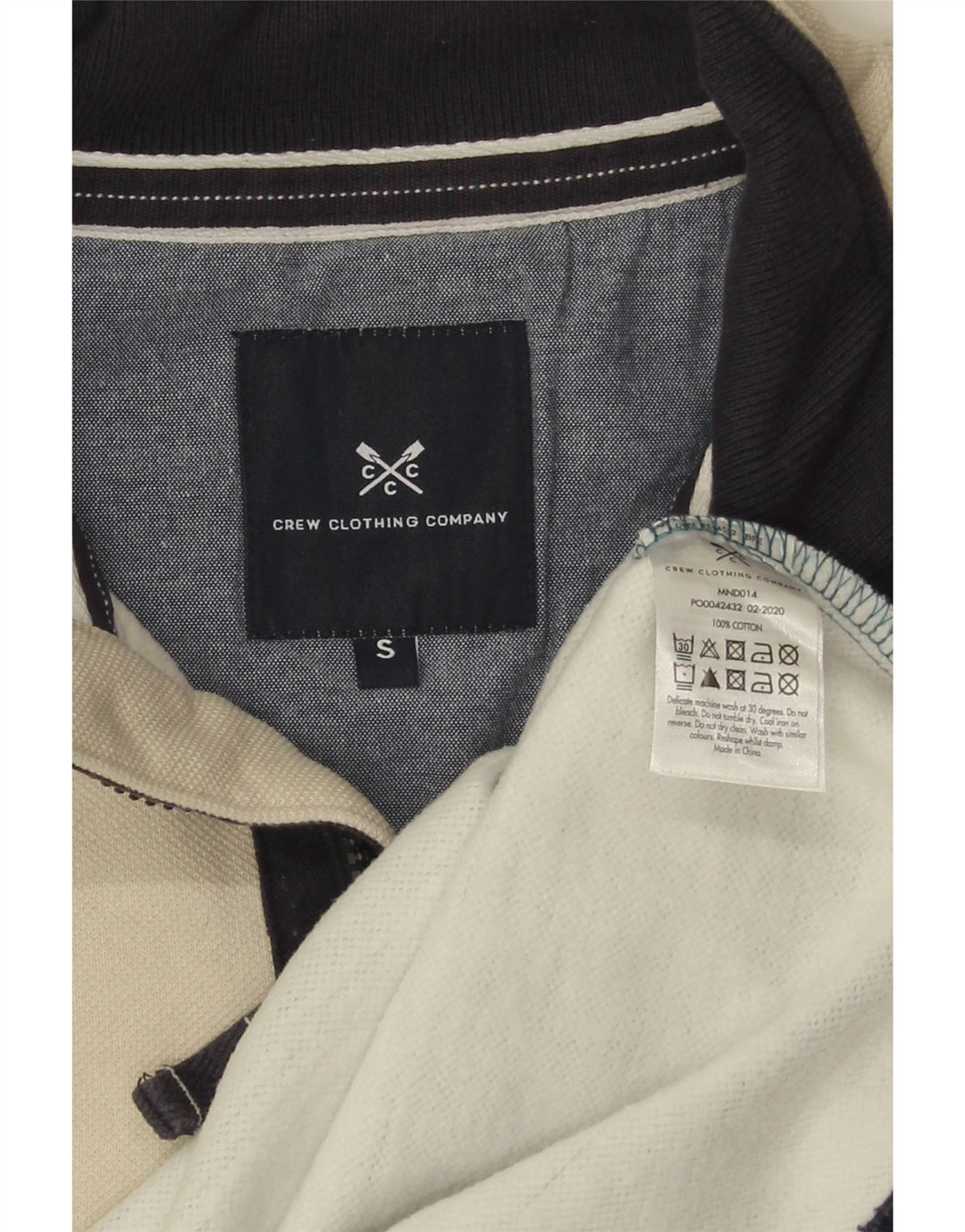 CREW CLOTHING Herren-Sweatshirt-Pullover, klein, mehrfarbig, Farbblock