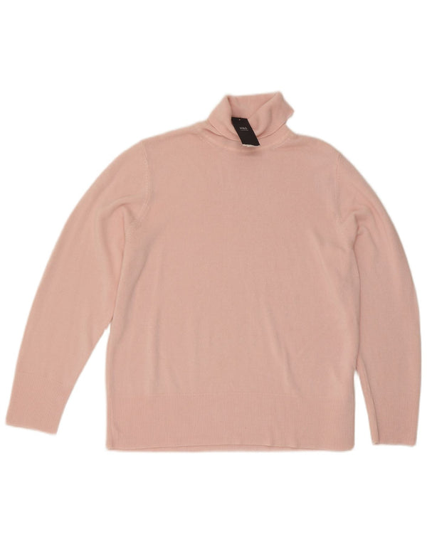 Marks & Spencer Rollkragenpullover für Damen, UK 18, XL, Rosa, Acryl