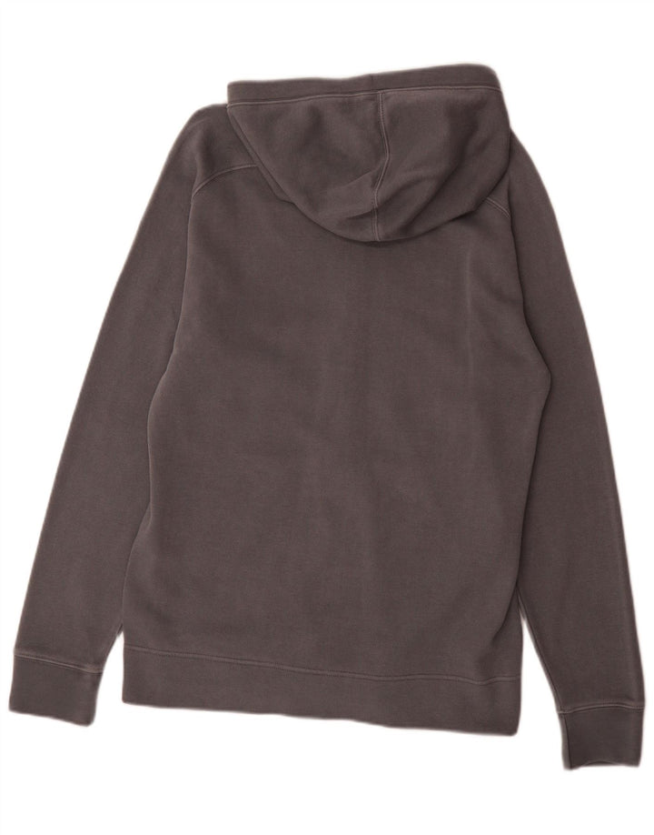 Reebok Herren-Kapuzenpullover mit Reißverschluss, mittelgraue Baumwolle