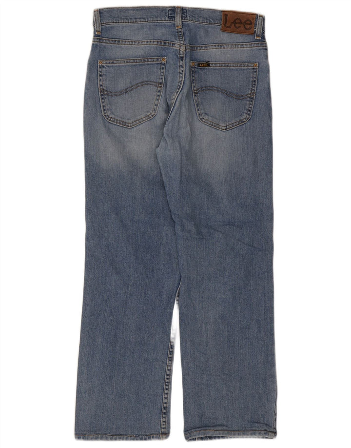 Lee Herren Brooklyn Straight Jeans W31 L27 Blaue Baumwolle