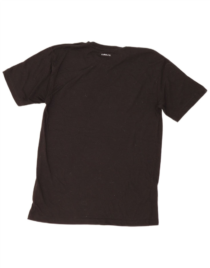 Adidas Mens Climalite T-Shirt Top Medium Black Polyester